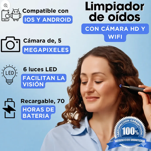 EarScope HD-Limpiador de oidos con camara
