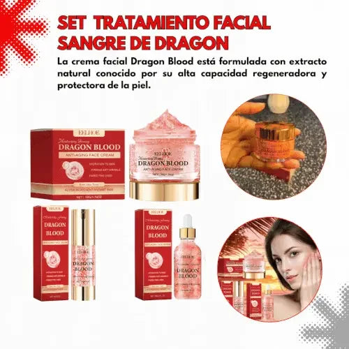 set tratamiento facial sangre de dragon