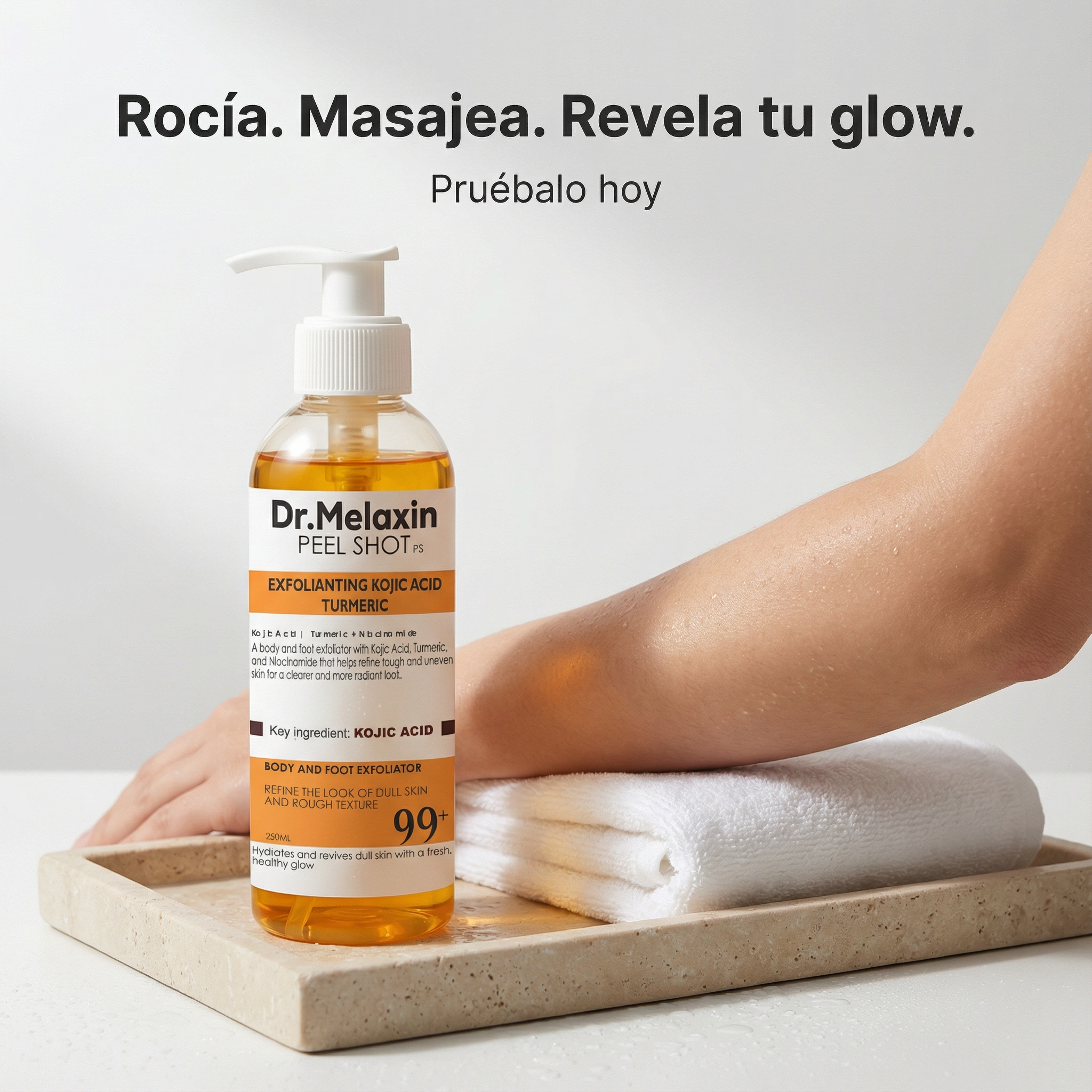 Spray corrector de ácido kójico y cúrcuma|Dr.Melaxin