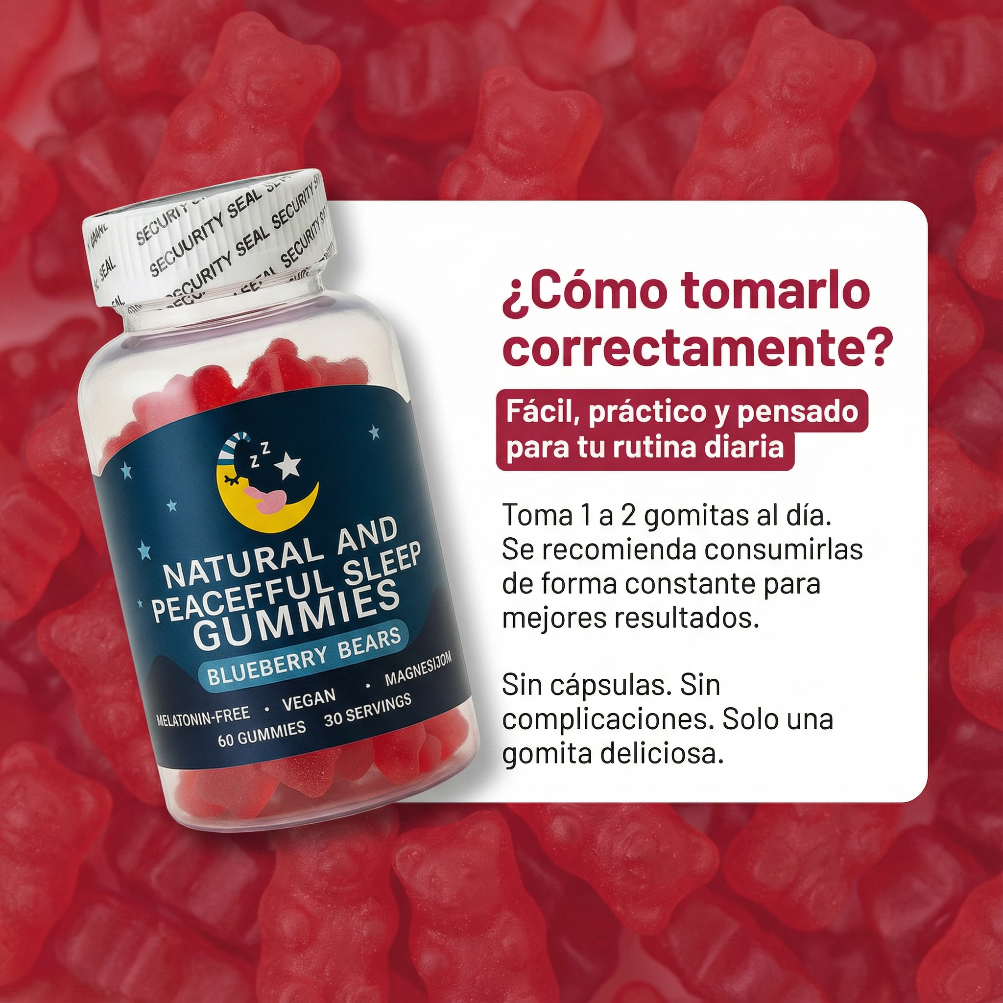 MagniBear | Calma la mente cuando la melatonina no funciona